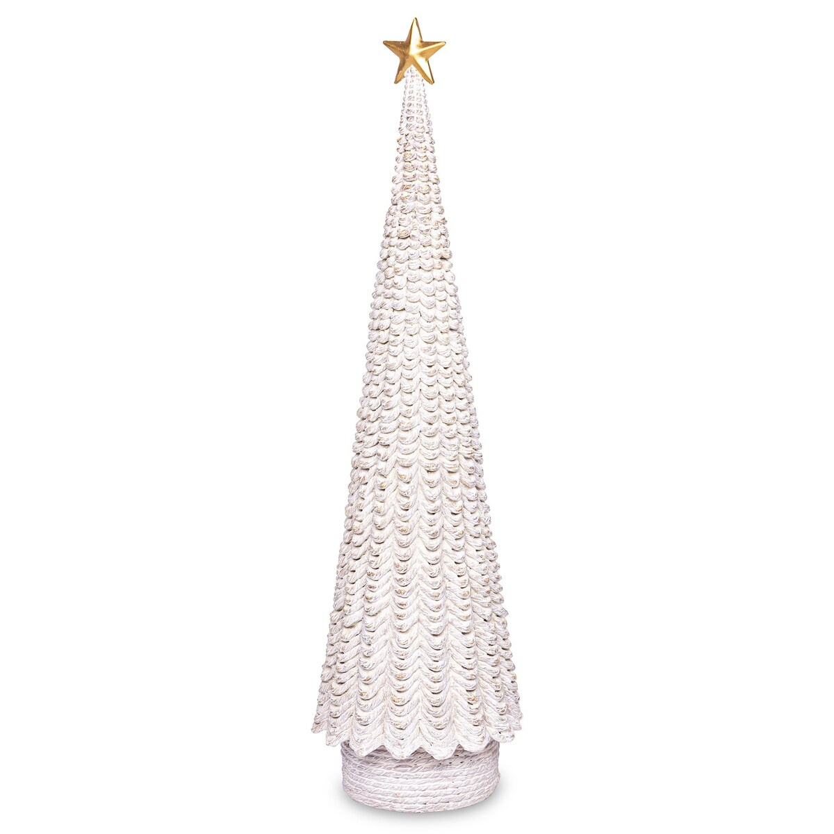 Choinka 35x10x10 cm biała LEDDE