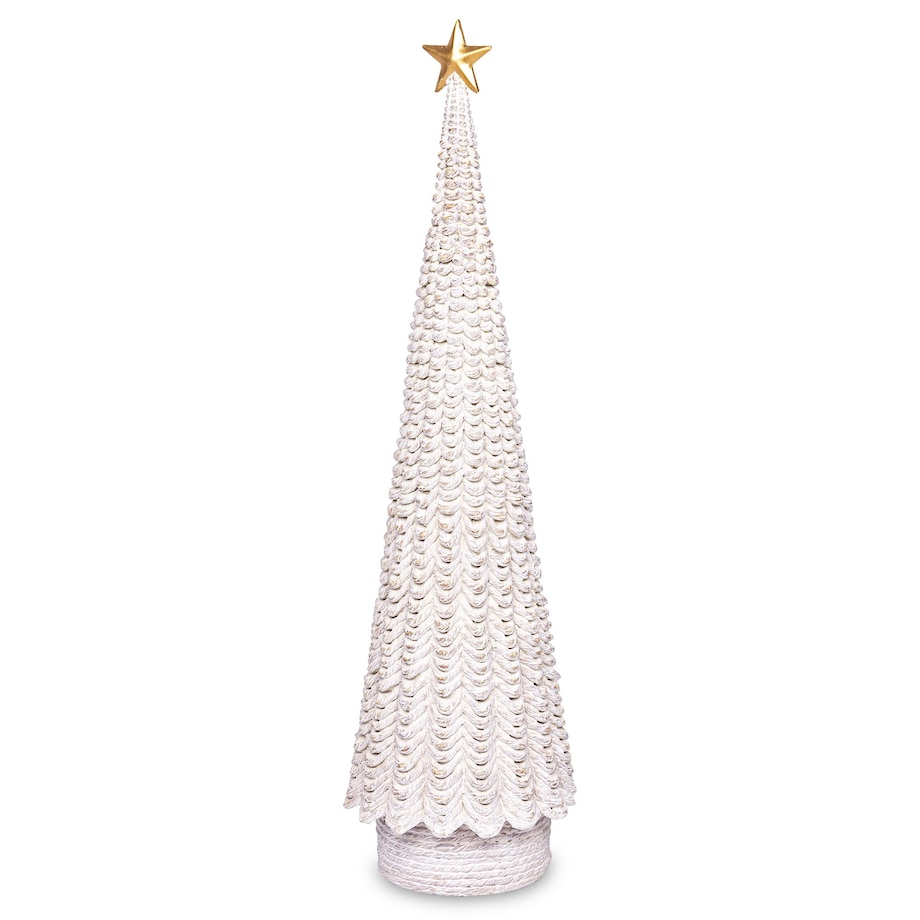 Choinka 35x10x10 cm biała LEDDE