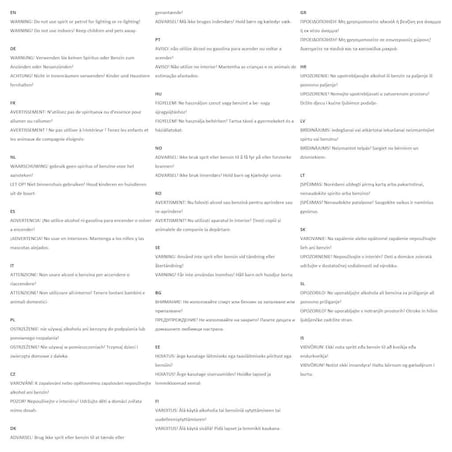 vidaXL Palenisko, 80 cm, stal