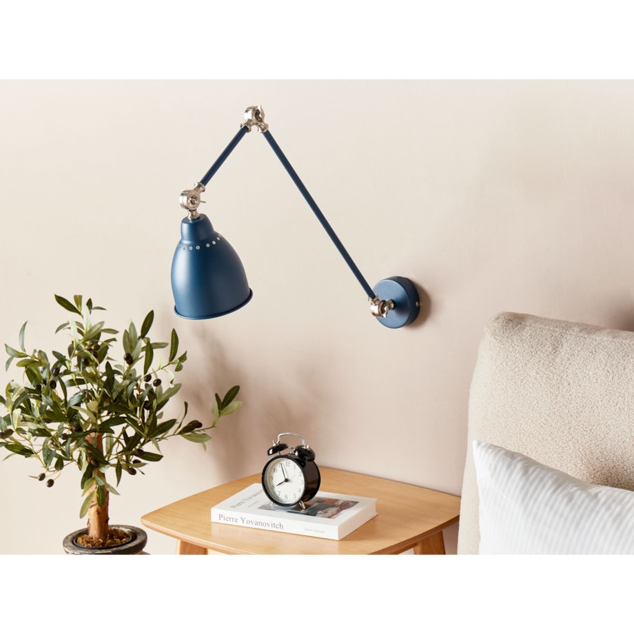 Lampa ścienna granatowy MISSISSIPPI