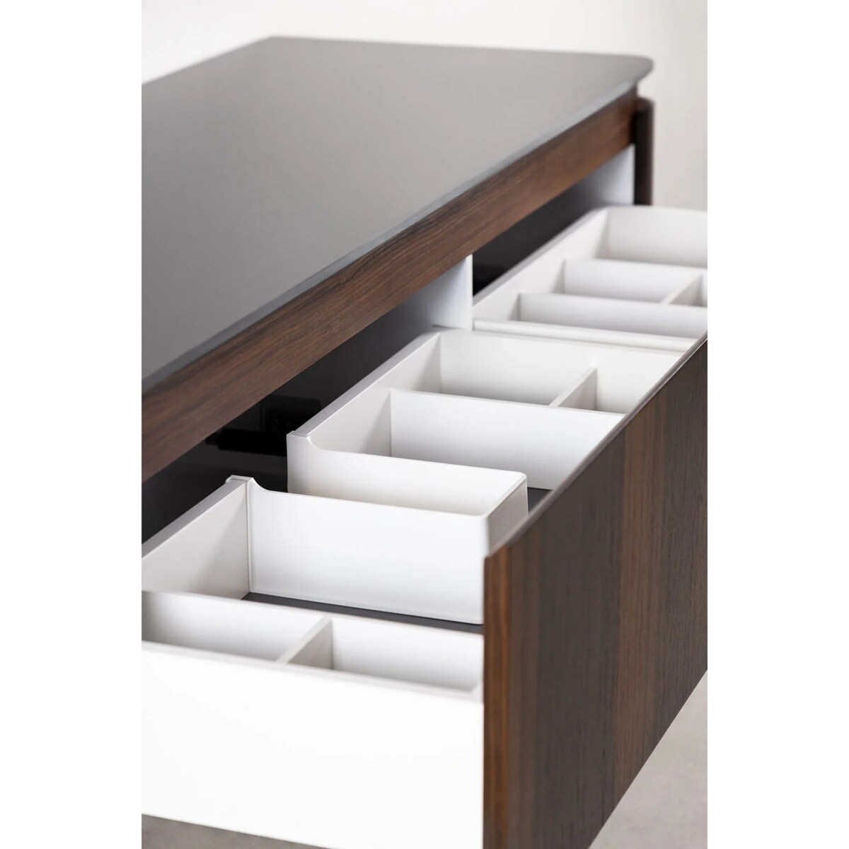 Komoda łazienkowa z kamiennym blatem Lavena 160 cm