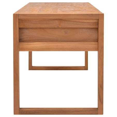 vidaXL Szafka pod telewizor, 120x40x45 cm, lite drewno tekowe