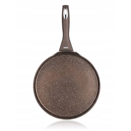 PATELNIA DO NALEŚNIKÓW 24 cm GRANITE BROWN banquet aluminiowa indukcja