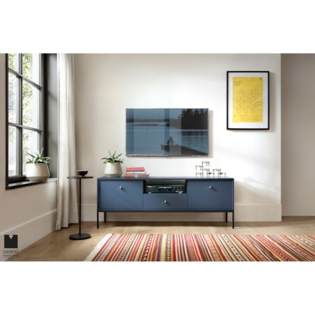 Szafka RTV Evora granatowa