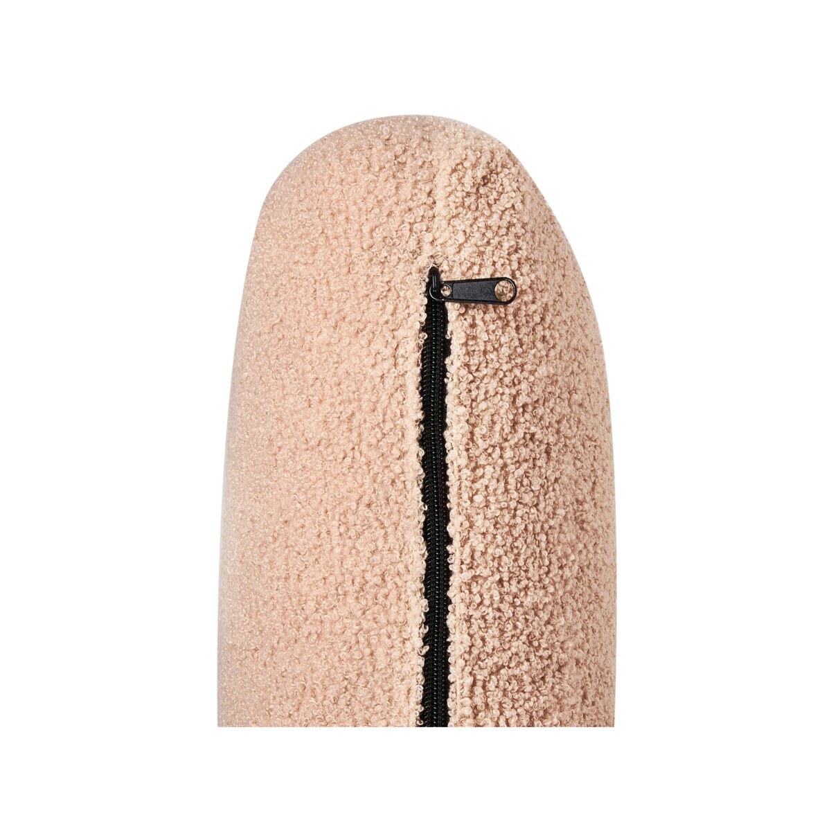 Szezlong boucle lewostronny jasnobrązowy ARTHEZE