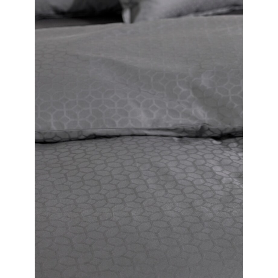 Poszwa na kołdrę Home by Tempur® Luxe Jacquard Cotton 200x220 Antracyt