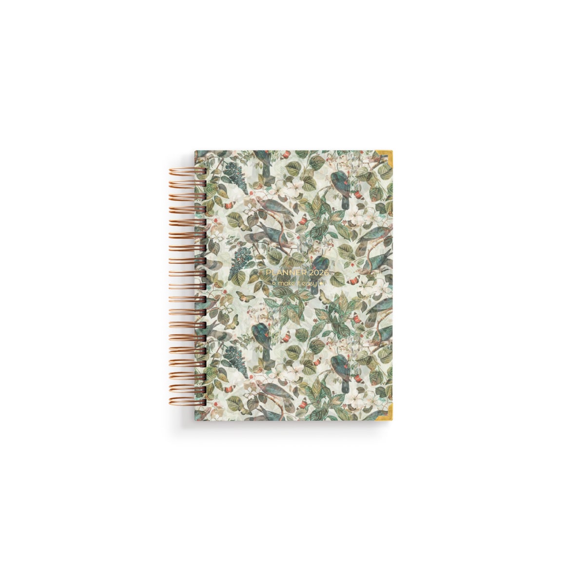 Planner Tygodniowy 2026 na spirali – Bird Garden