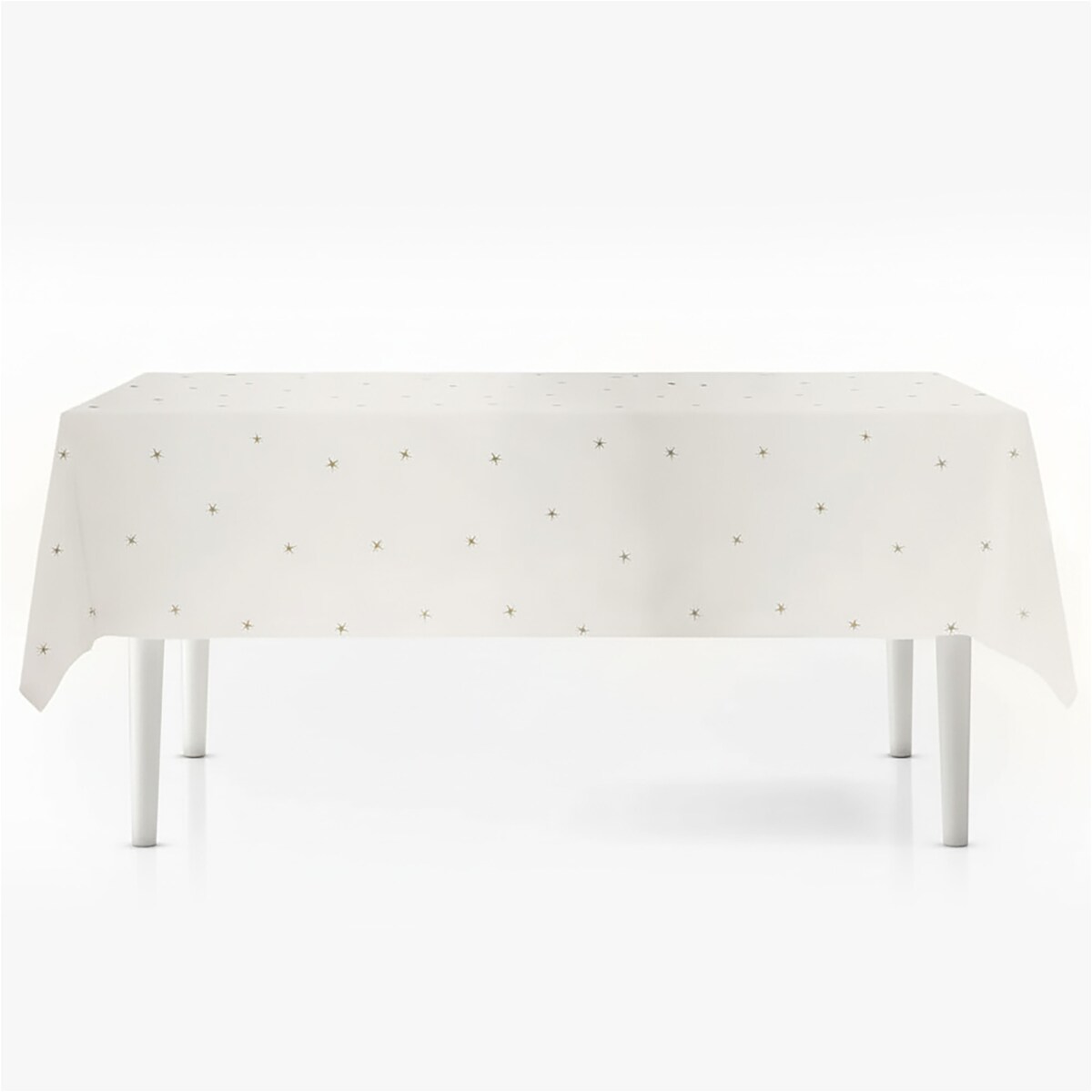 Obrus Świąteczny Na Stół Plamoodporny Dekoracyjny Na Boże Narodzenie 140X240 Złoty