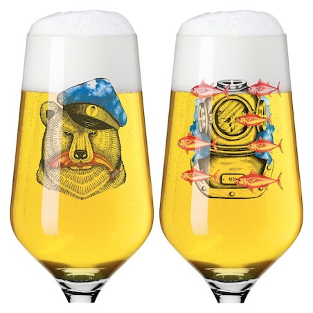 Zestaw 2 szklanek do piwa Brauchzeit #5, Daniela Garreton