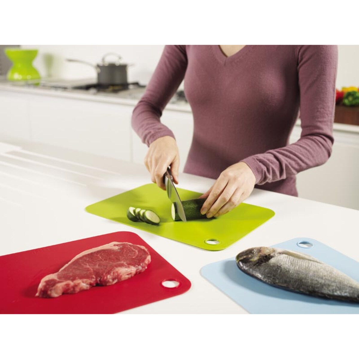 Zestaw trzech mat do krojenia Pop, Joseph Joseph