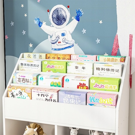 Regał na książki szafka na zabawki stojąca biblioteczka