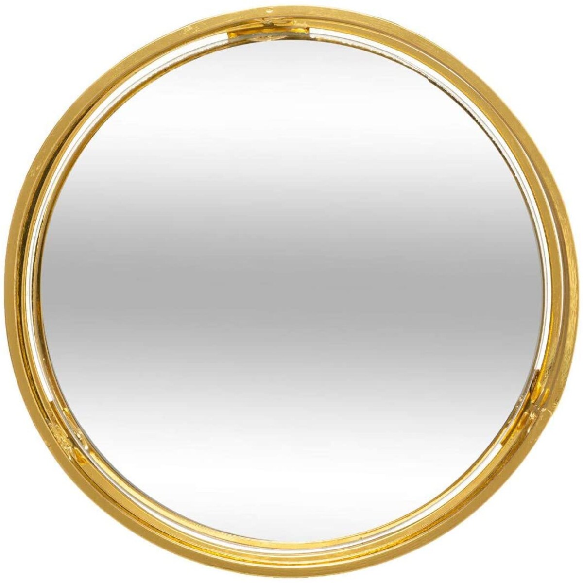 Taca lustrzana FEEL, 2 sztuki, kolor złoty, metal