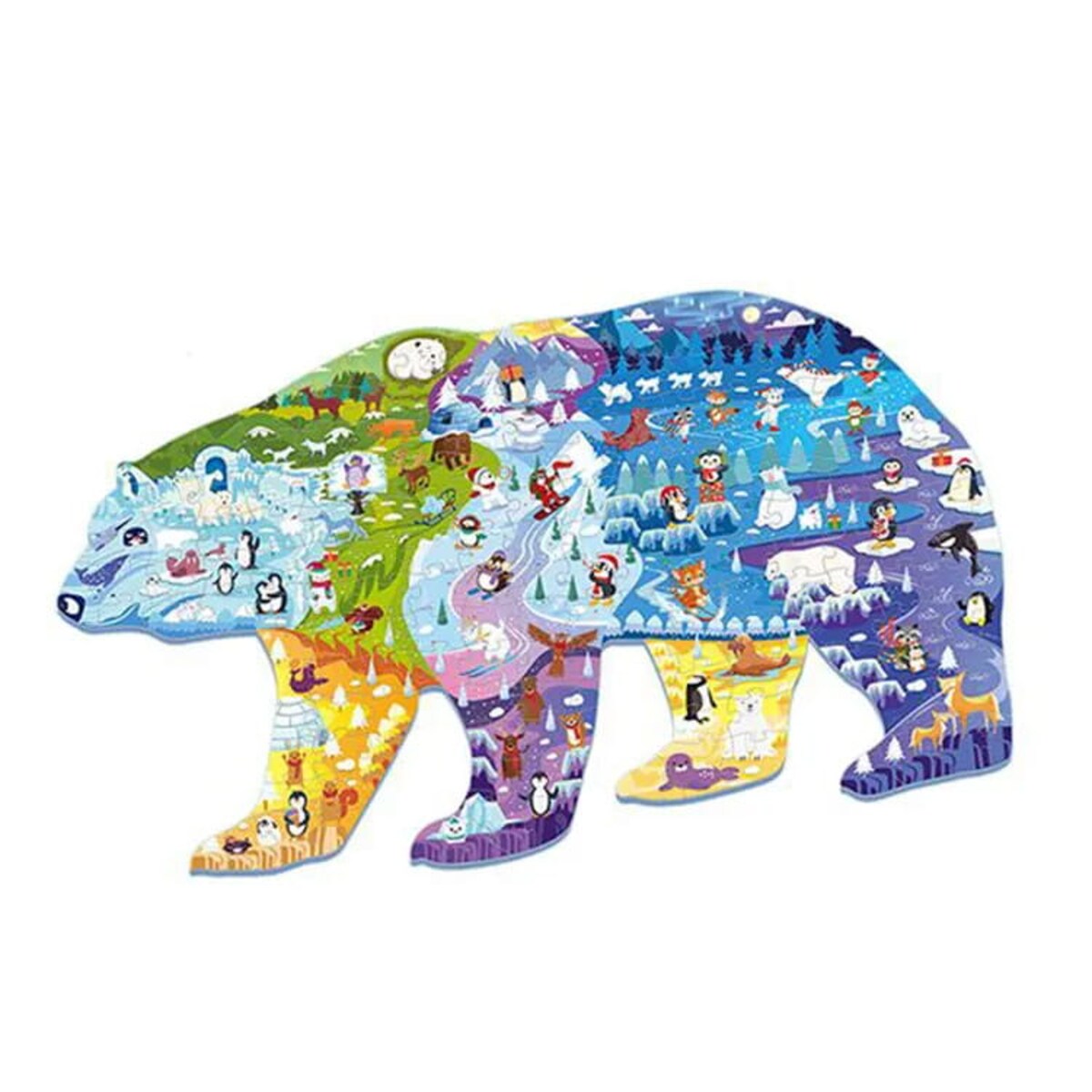 Puzzle edukacyjne - MIŚ POLARNY - 180 szt