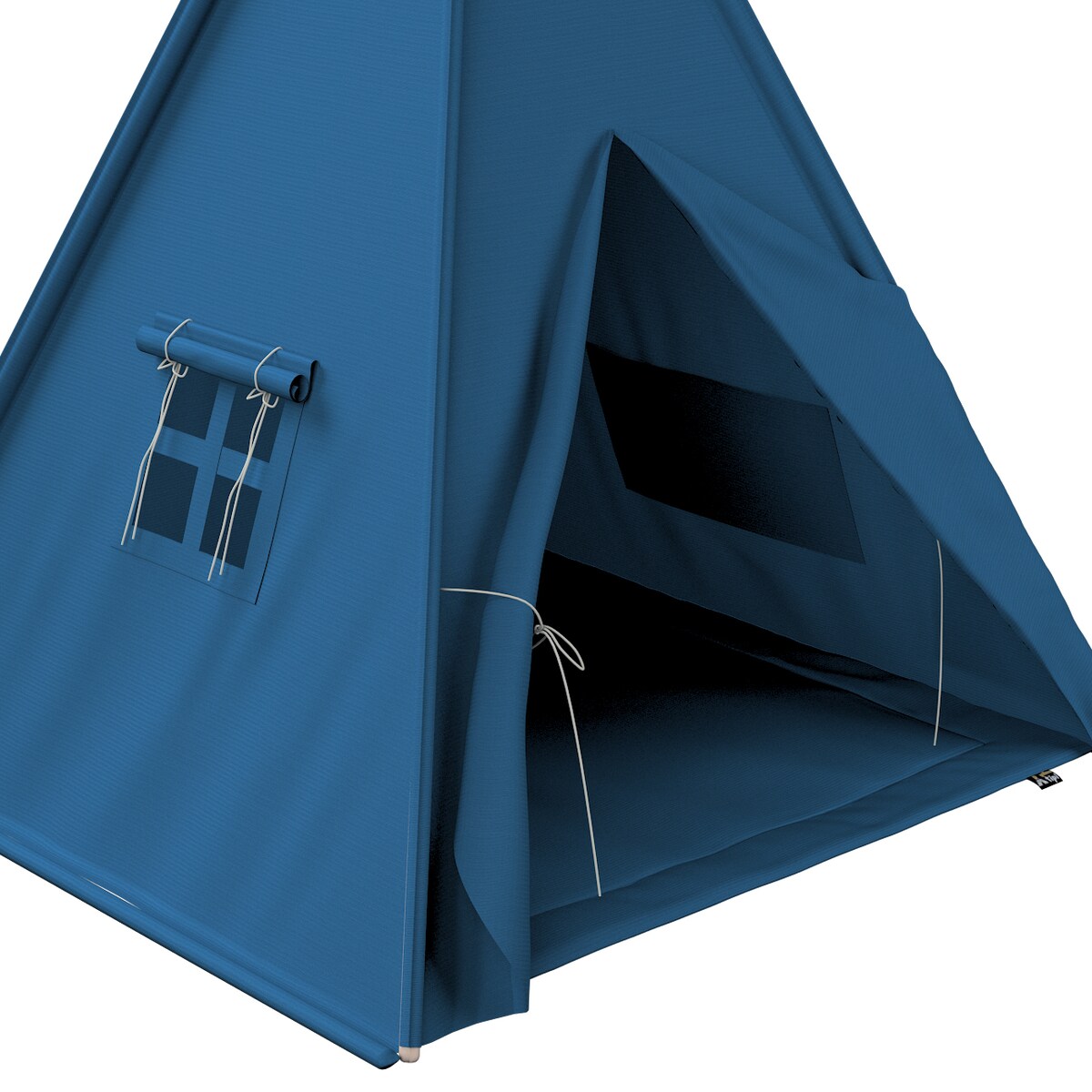 Tipi, morski niebieski, 110 x 110 x 155 cm, Cotton Story