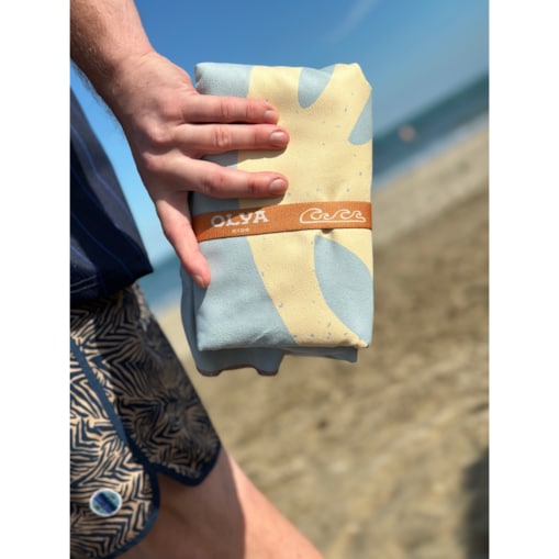 Ręcznik kąpielowy OLYA KIDS wzór ORGANIC SEA L 160x100cm