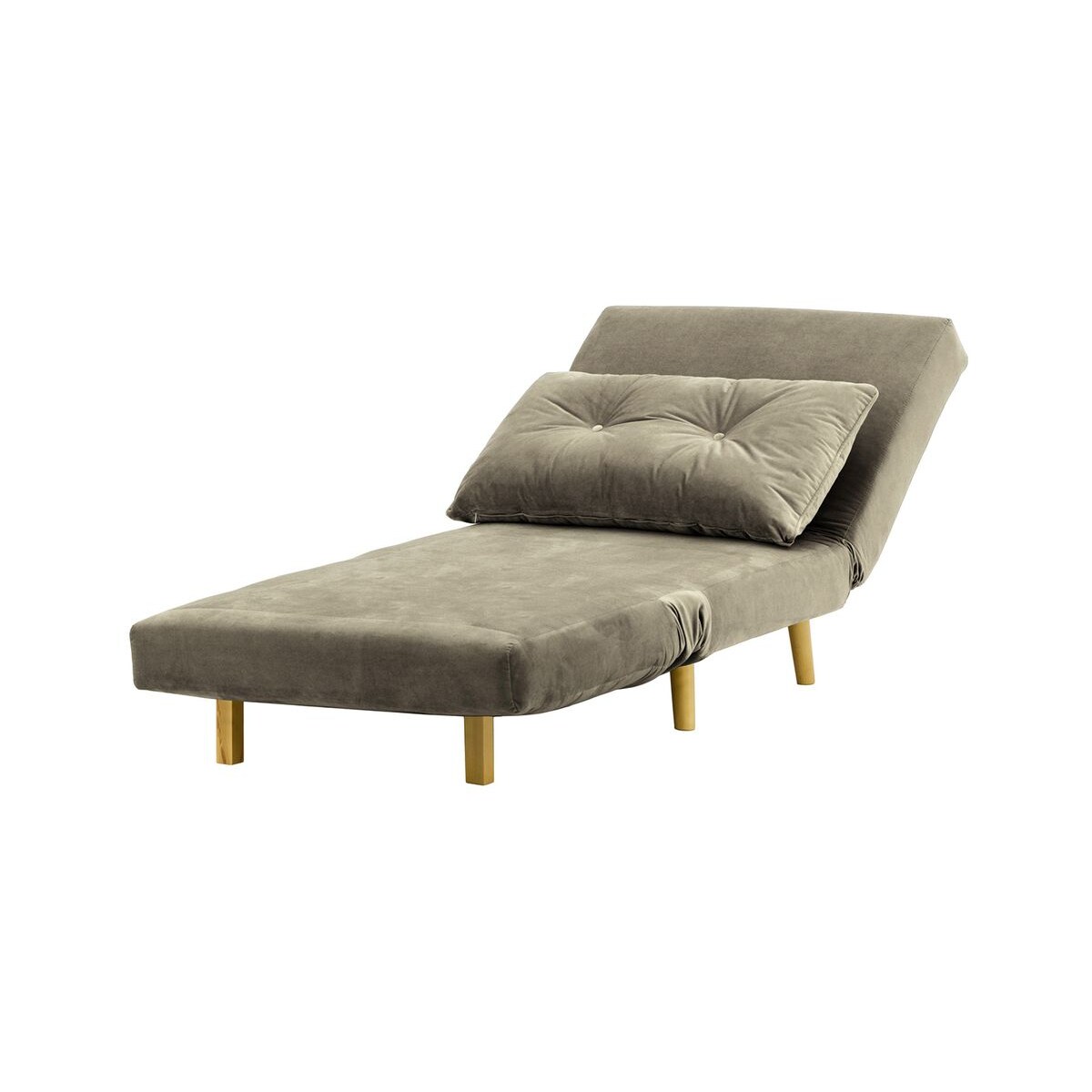 Fotel rozkładany Flic 77 cm-Velluto 17-like oak