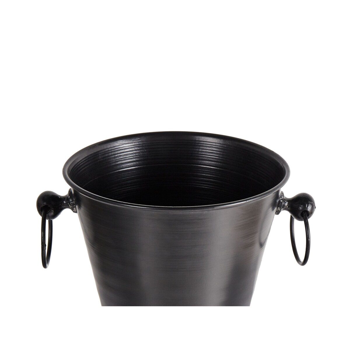 Pojemnik na lód metalowy srebrny BIRMA