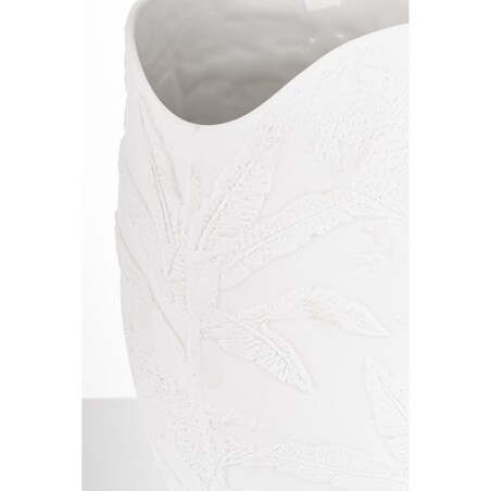 Wazon porcelanowy 36x19x16 cm MELINDA biała