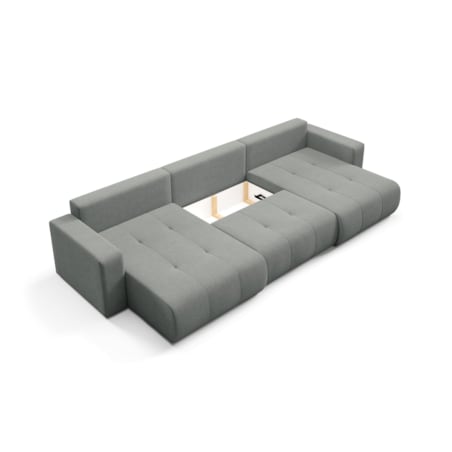 Narożnik MOLINIO U z funkcją spania Kolor: Wind 89