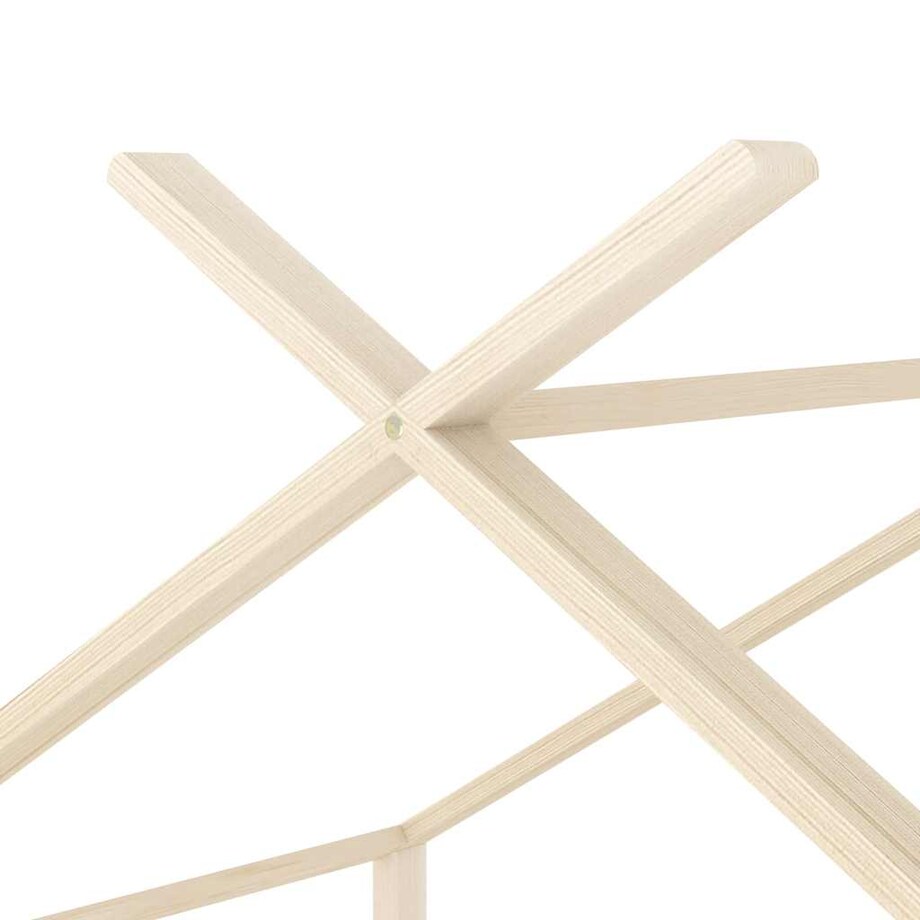 vidaXL Rama łóżka dziecięcego, lite drewno sosnowe, 70 x 140 cm