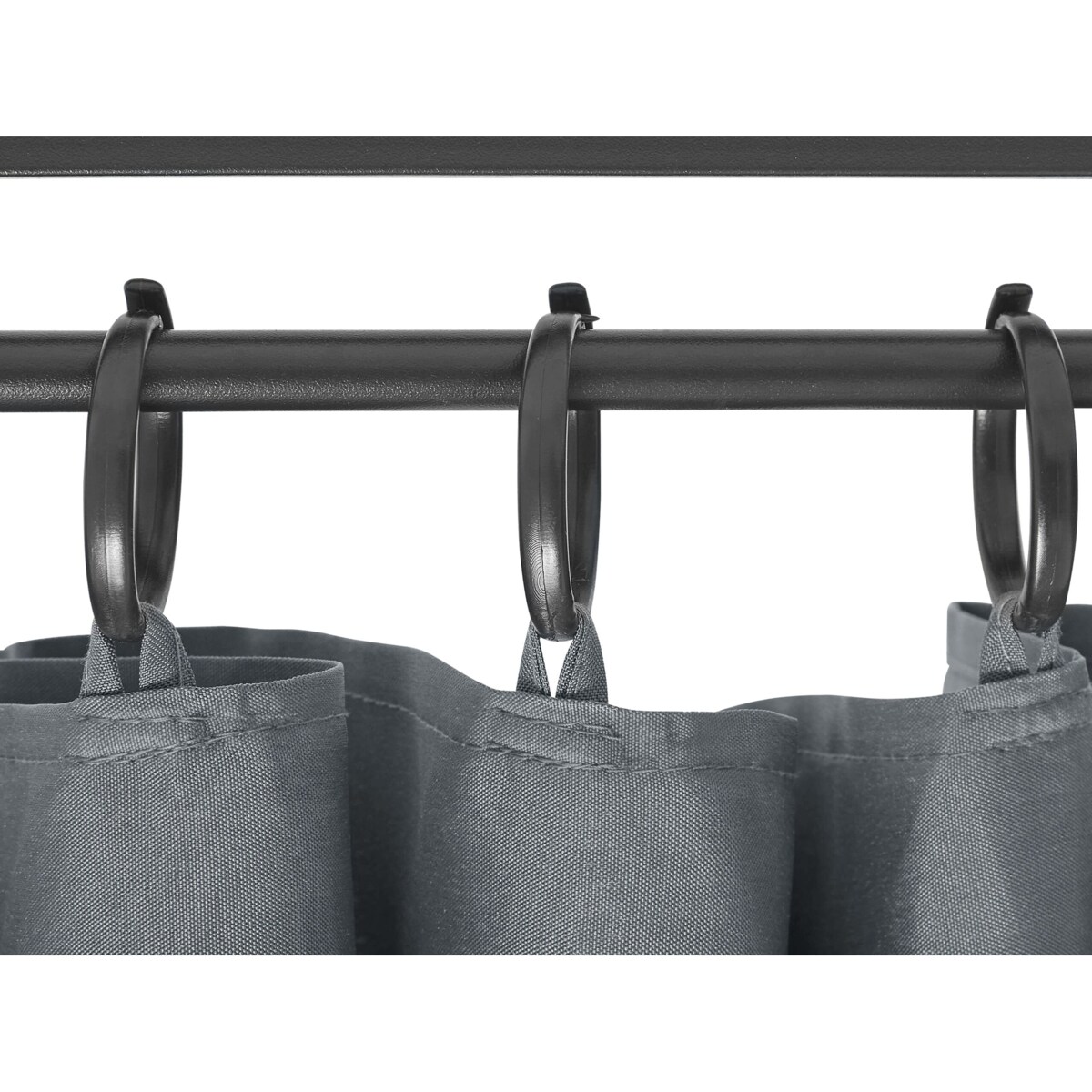 Pawilon ogrodowy ⌀ 350 cm ciemnoszary PORTEL