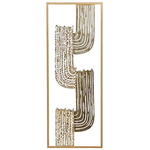 Dekoracja ścienna THULIUM Metal 75 cm Złoty