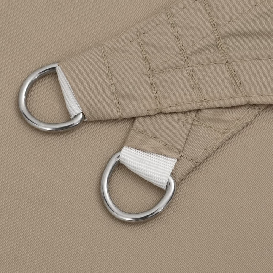 vidaXL Prostokątny żagiel ogrodowy, tkanina Oxford, 2x5 m, taupe