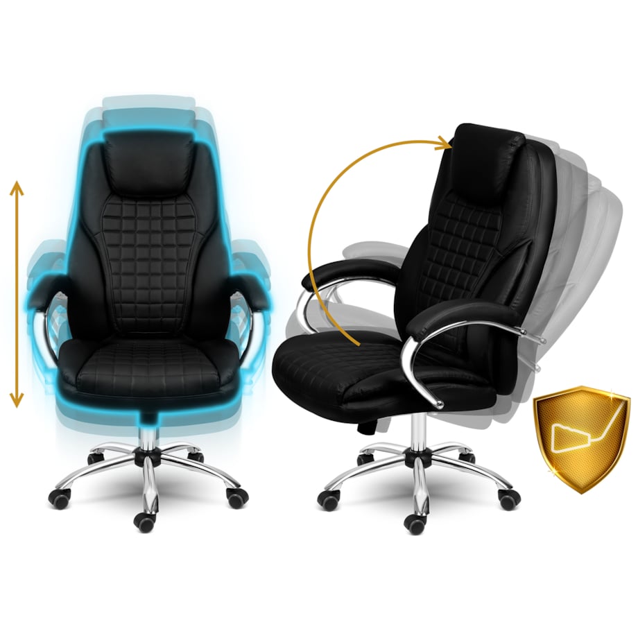 Fotel biurowy gabinetowy krzesło biurowe Sofotel Batory