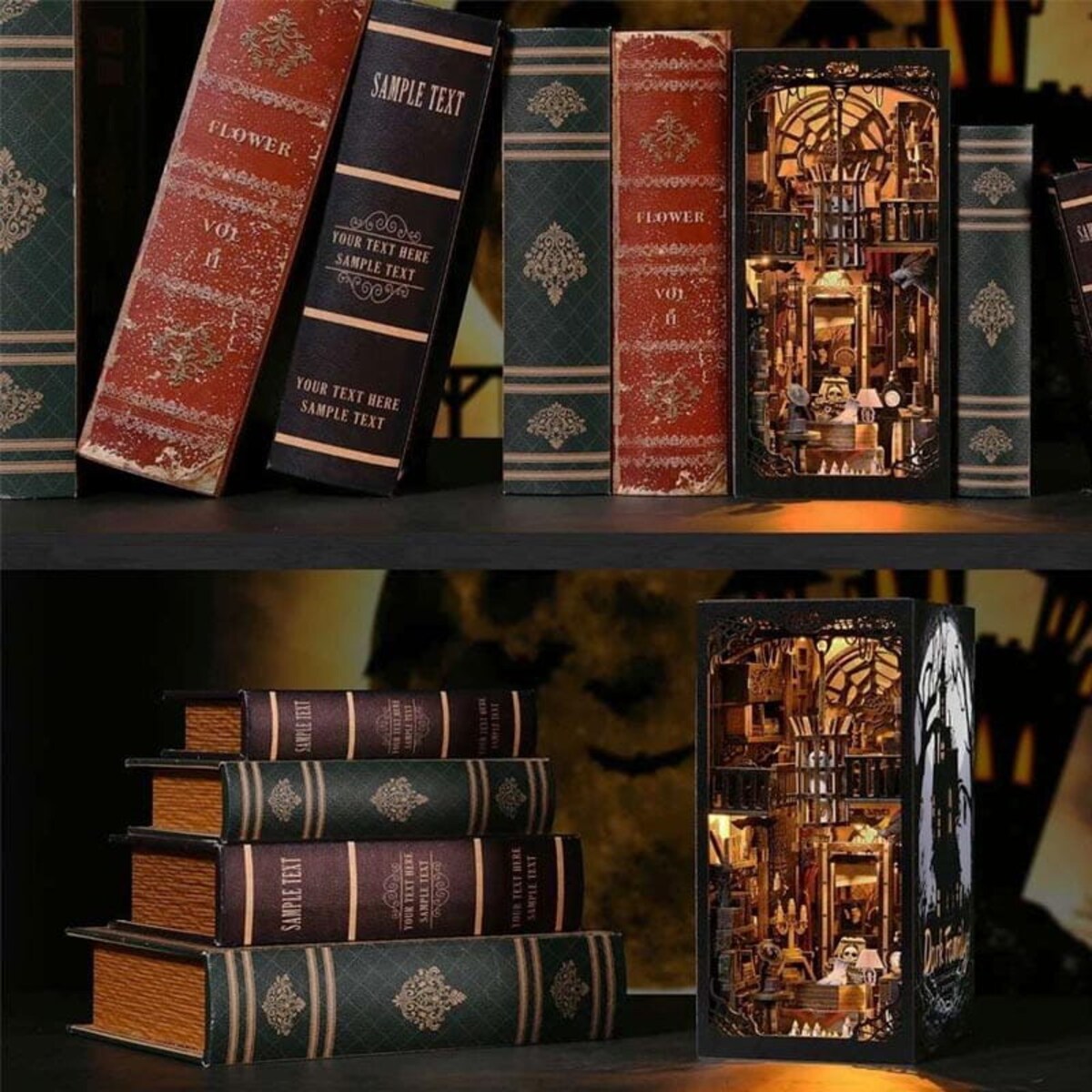 Miniaturowy domek Book Nook - Dracula family