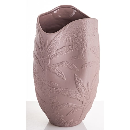 Wazon porcelanowy 36x19x16 cm MELINDA różowa