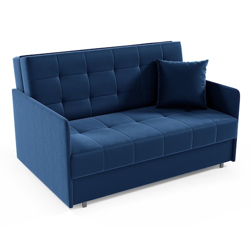 Kanapa Amerykanka York III pikowana, tkanina Kronos 09