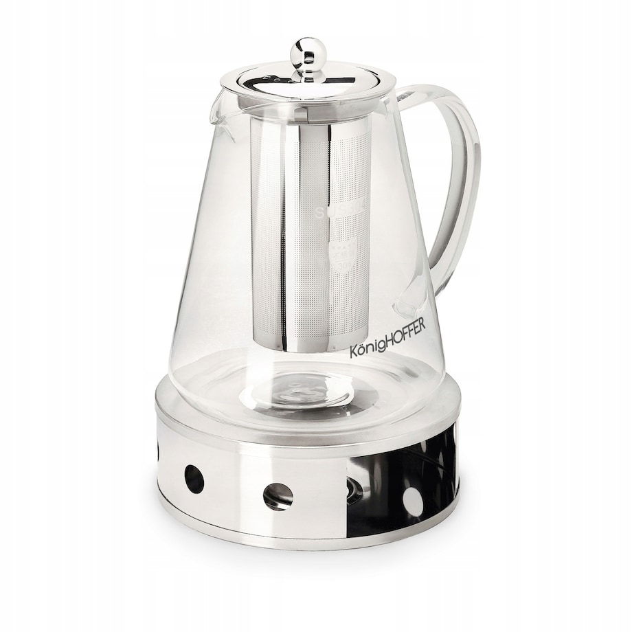 Dzbanek IMBRYK do herbaty z zaparzaczem podgrzewaczem 1,3 l na prezent mama