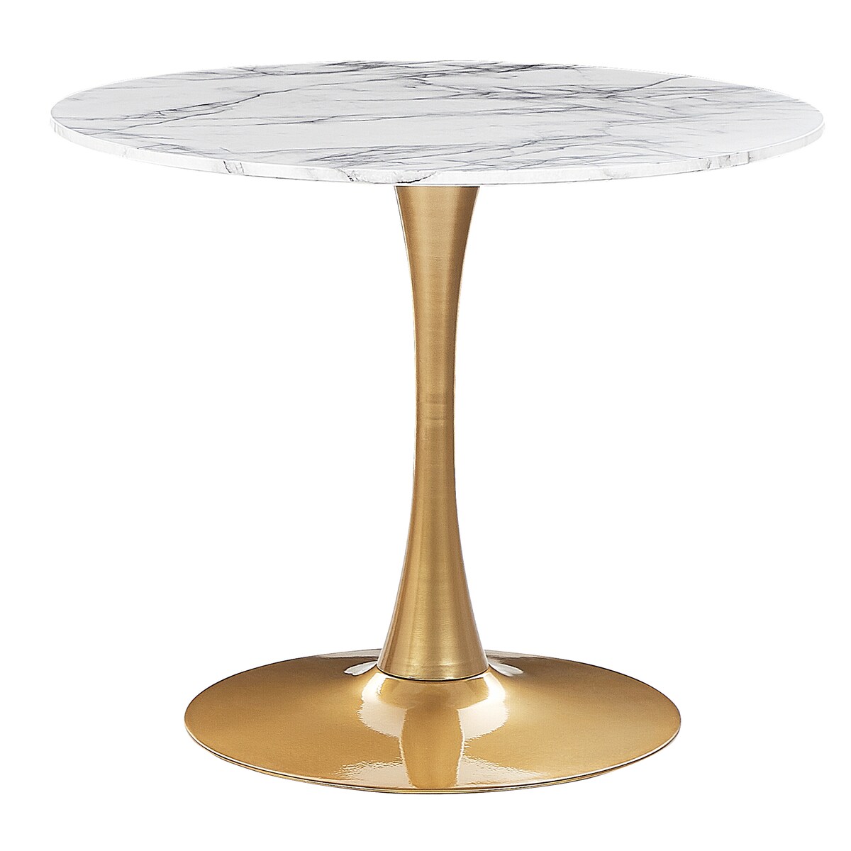Stół do jadalni BOCA Marmur/ złoty 90 cm 90 cm
