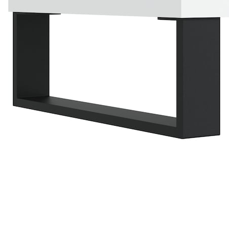 vidaXL Stolik kawowy, biały 60x44,5x45 cm, materiał drewnopochodny