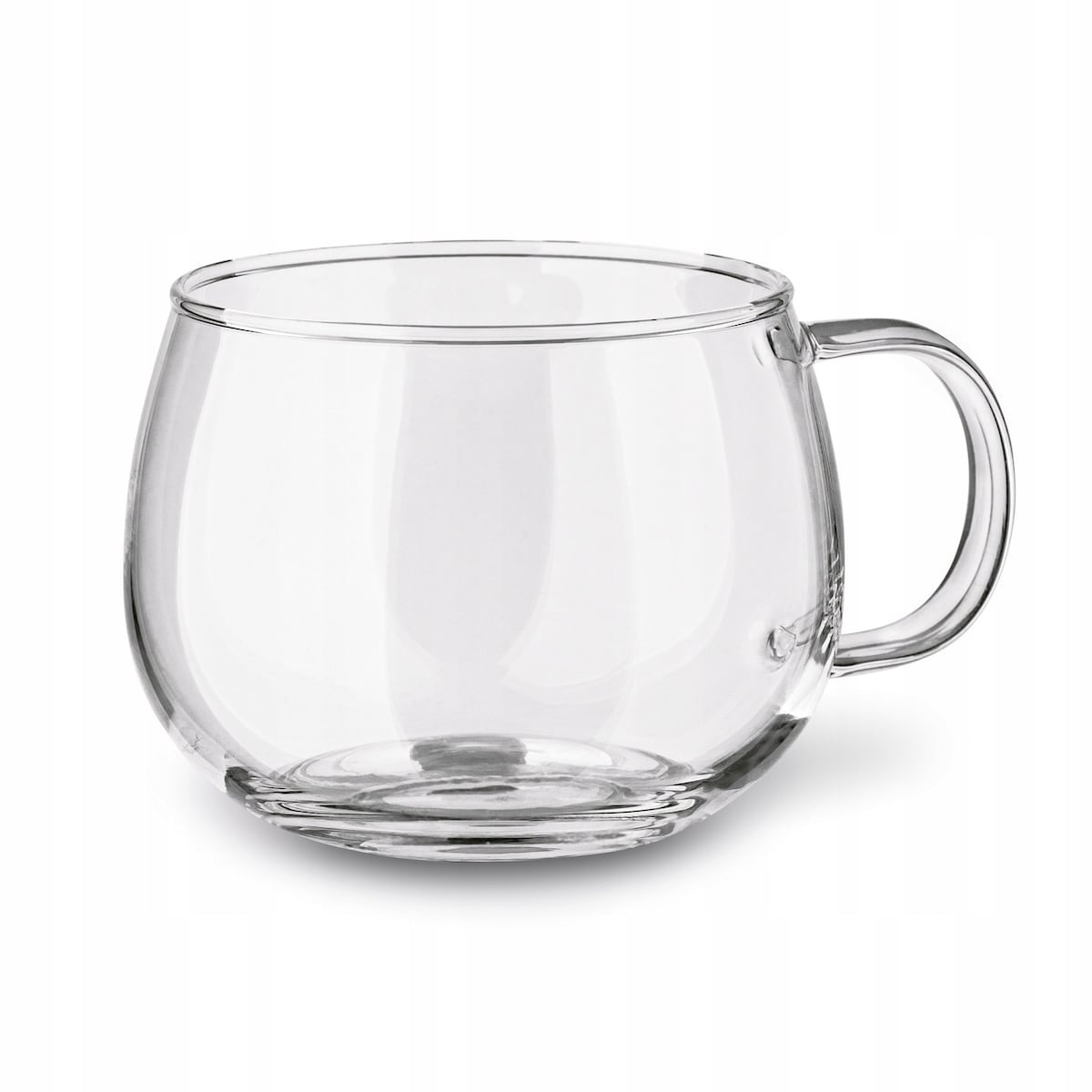 SZKLANKA Z UCHEM bańka na kawę cappuccino herbatę 6szt 400ml napoje święta