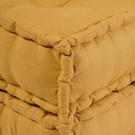 vidaXL Modułowa sofa, żółty, 70x70x54, tkanina