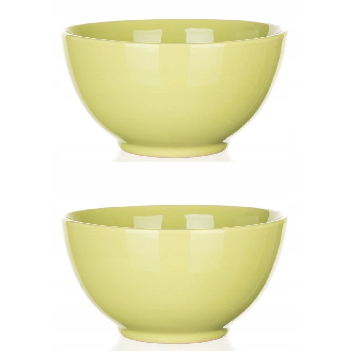 MISKA SALATERKA 2x 14cm na śniadanie zupę jedzenie owsiankę zielona