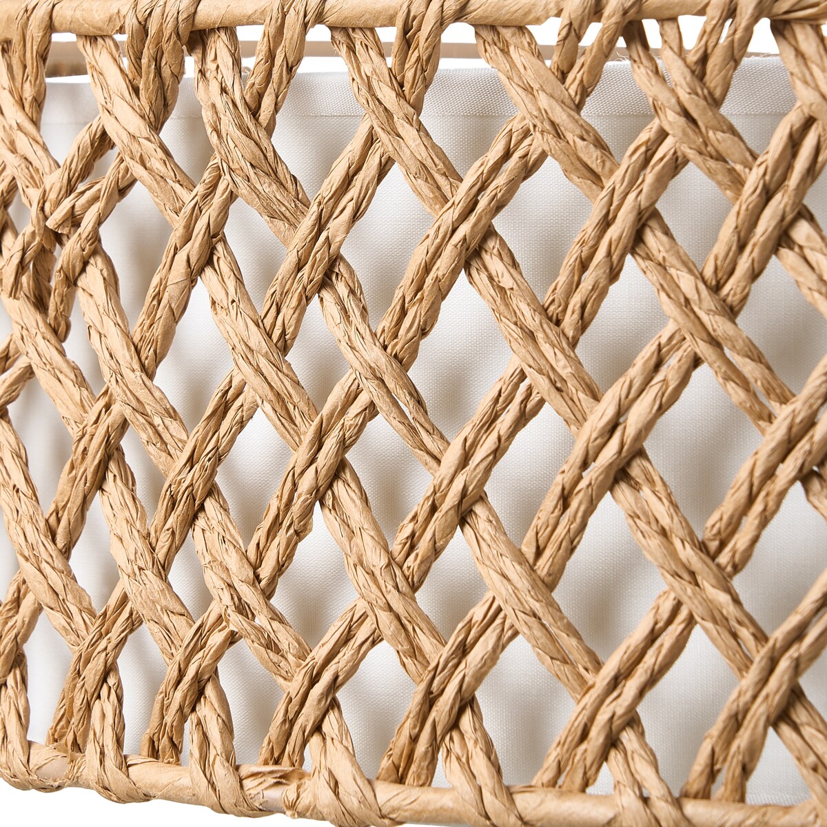 Lampa wisząca BLONDIN Papierowa plecionka Naturalny