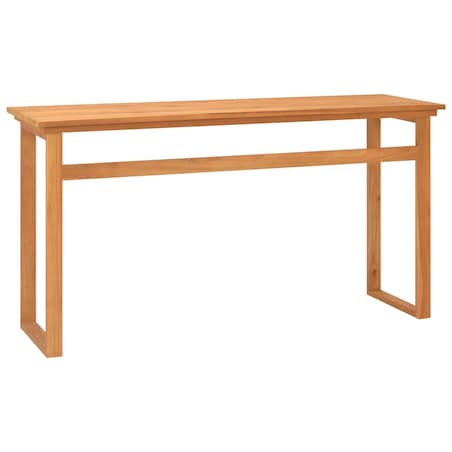 vidaXL Biurko, 120x45x75 cm, lite drewno tekowe