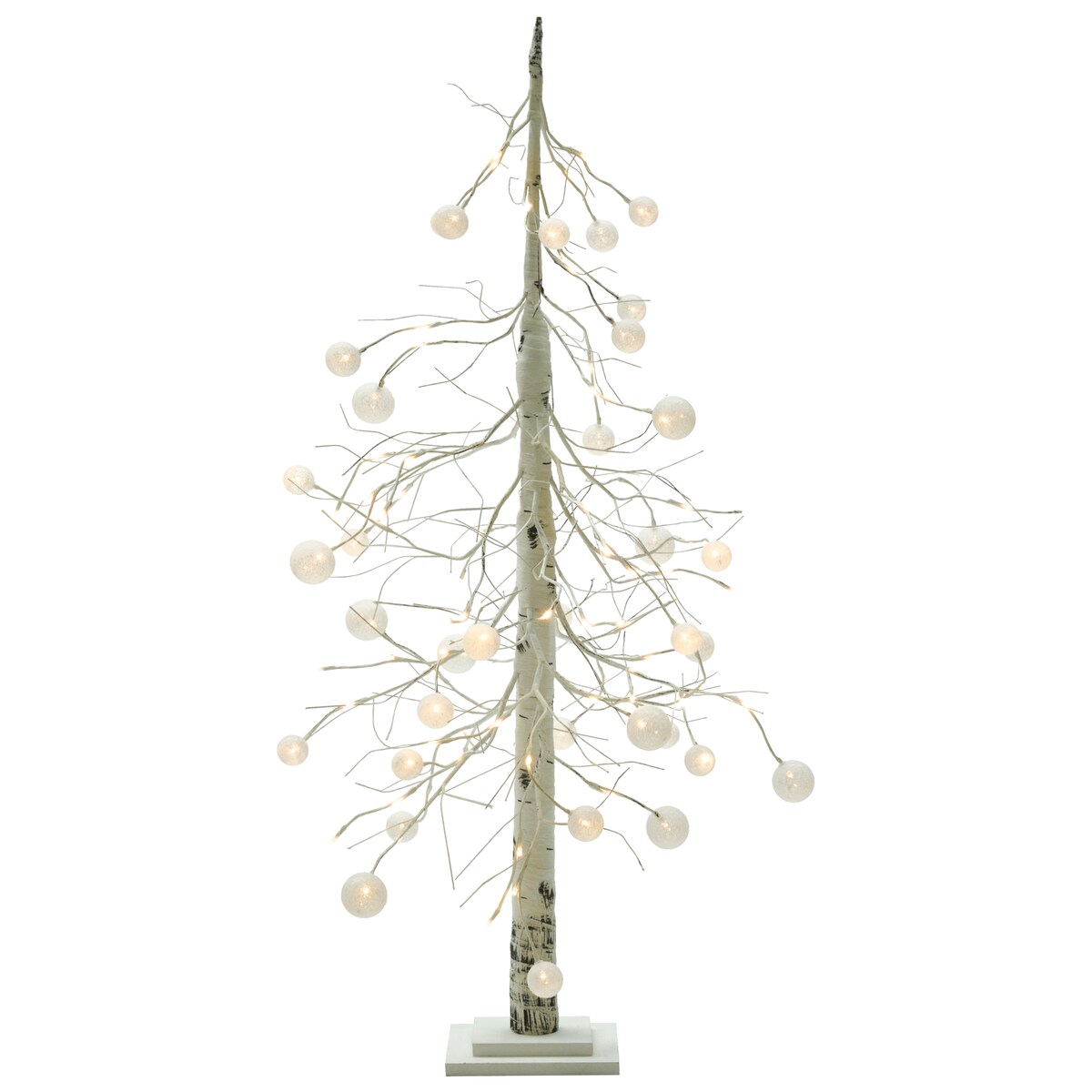 Dekoracja ogrodowa LED HOLAR Choinka 122 cm Biały