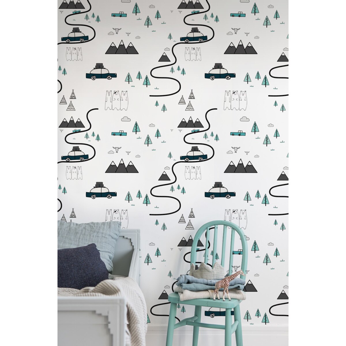 Tapeta Auto w podróży, 416x254cm