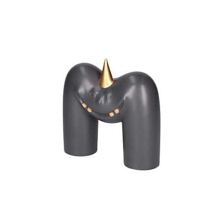 Nowoczesna ozdoba ceramiczna Glinfluencer - 14.5 cm, M