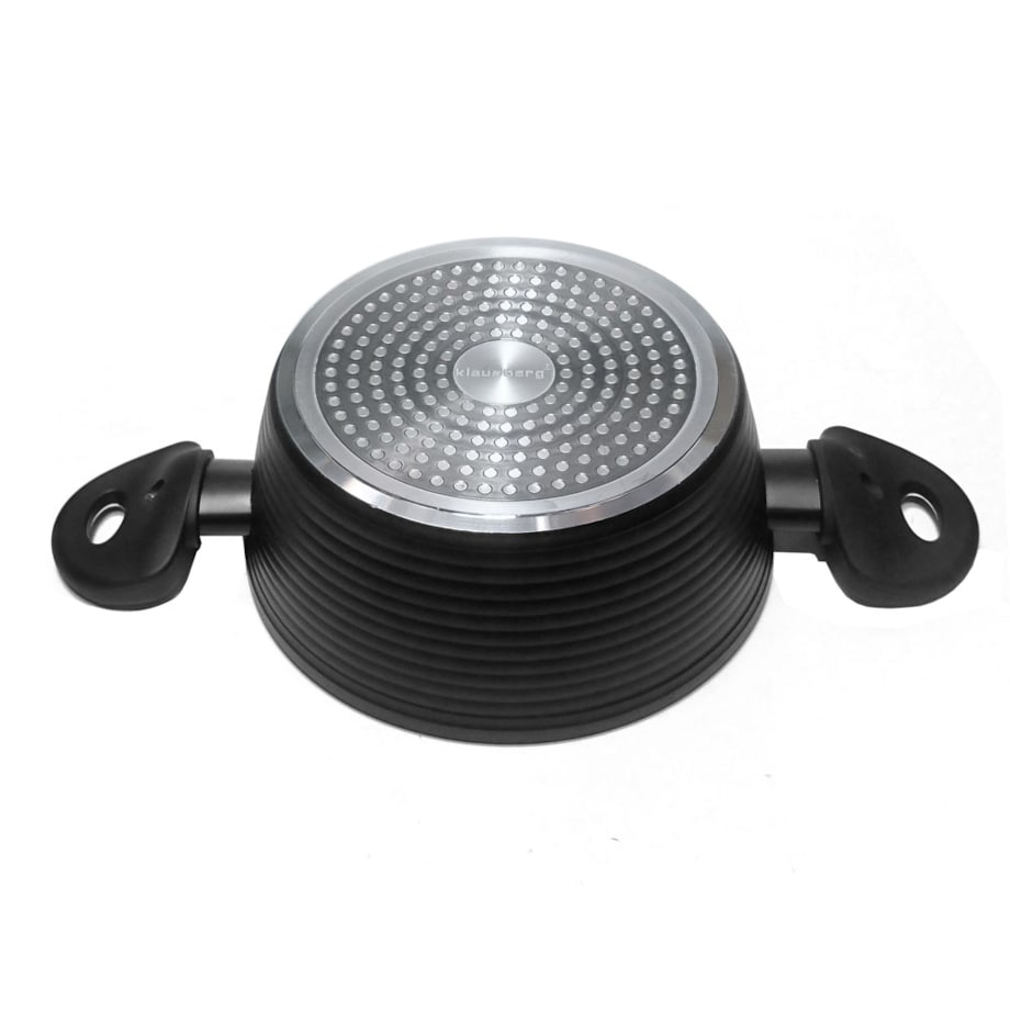 Zestaw garnków z powłoką granitową Marmo 12 ele. KLAUSBERG