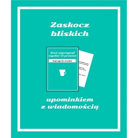 Zestaw prezentowy UPOMINEK z kawą aromatyzowaną dla TATY na DZIEŃ OJCA