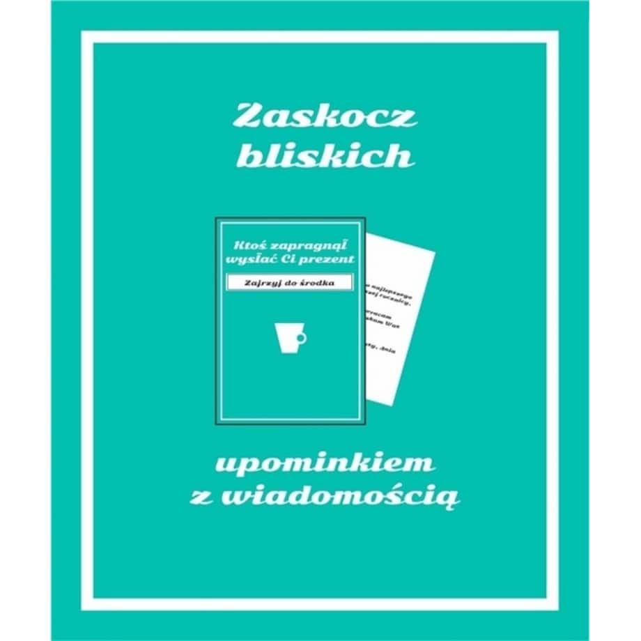 Zestaw prezentowy UPOMINEK z kawą aromatyzowaną dla TATY na DZIEŃ OJCA