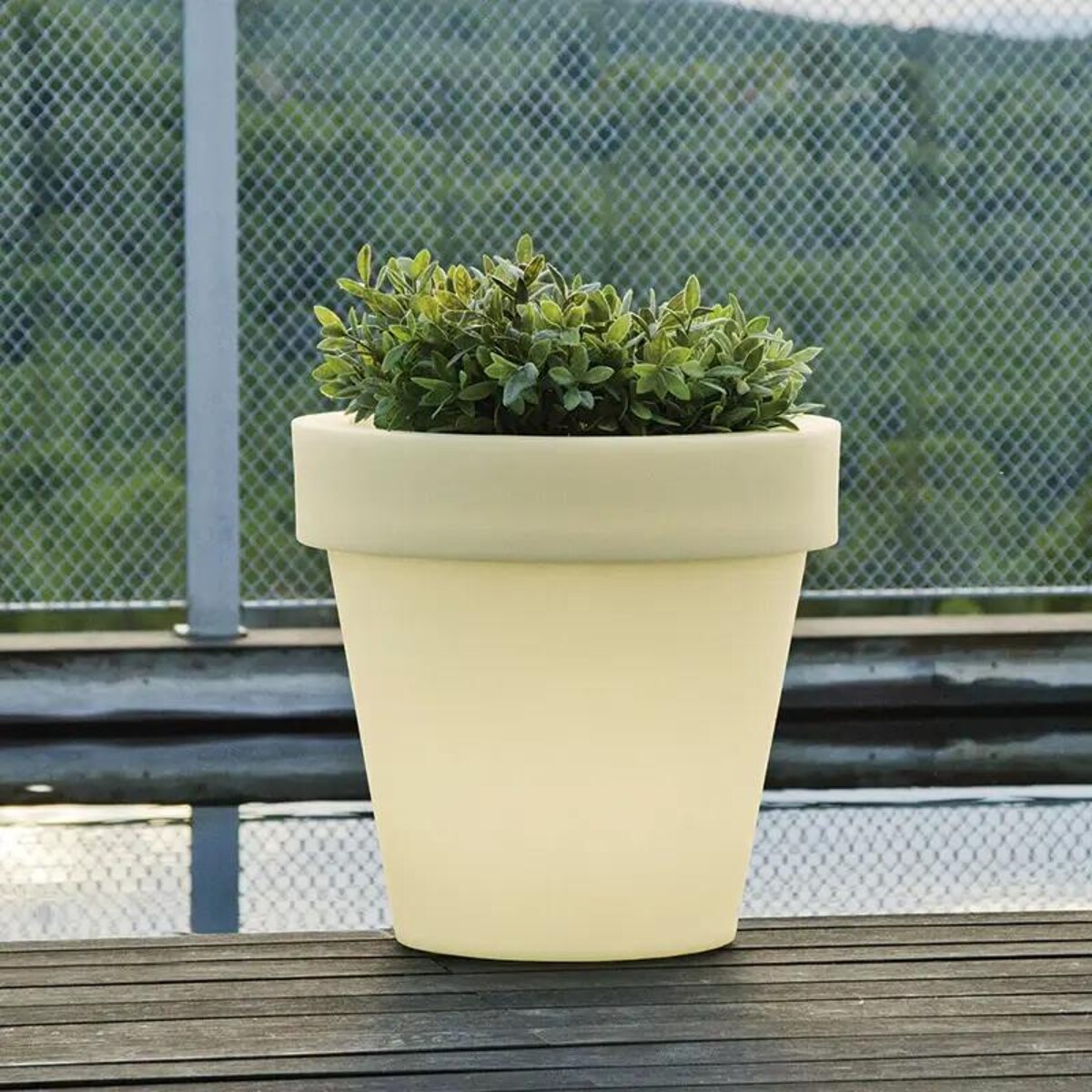 Donica tarasowa RGB Magnolia LUMMG060SSNW King Home IP65 biała