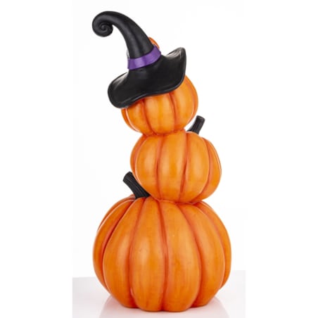 Dekoracja Halloween 56,5x27x27 cm LED- WESOŁE DYNIE
