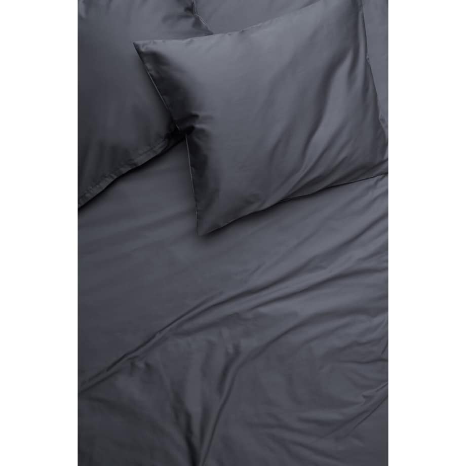 Poszewka satynowa graphite grey 40 x 40 cm