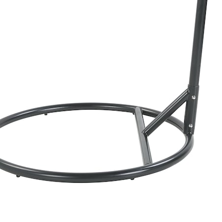 Fotel wiszący ze stojakiem ALLERA Metal Czarny