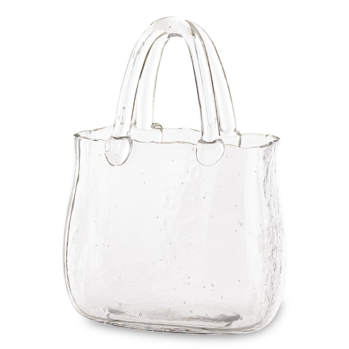 Wazon szklany 25x16x16 cm TORBA przeźroczysta